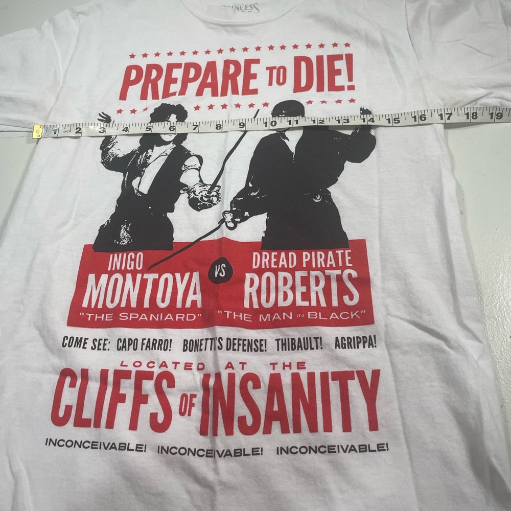 Princess Bride Movie Reference White T Shirt - Picture 5 of 7